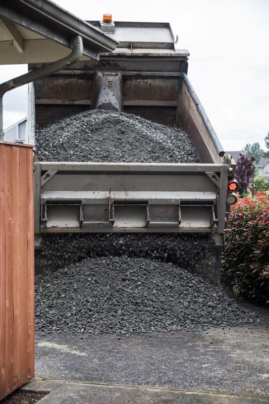 Gravel Dumping Operation